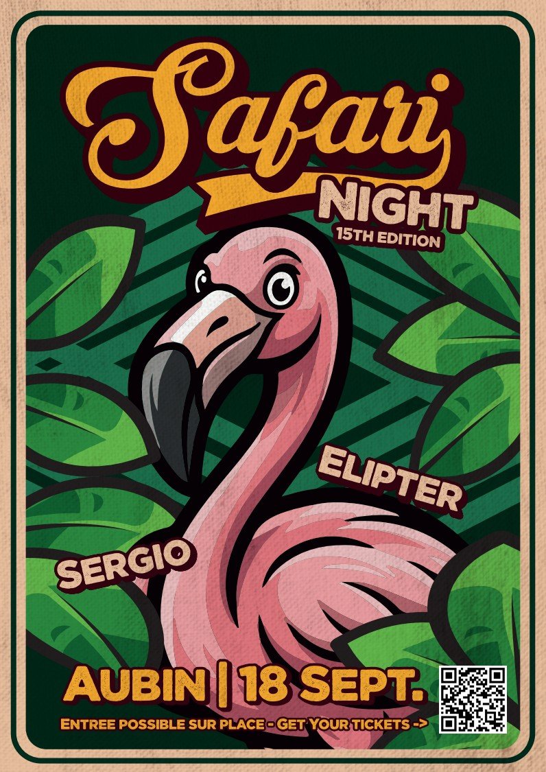 Affiche Safari Night